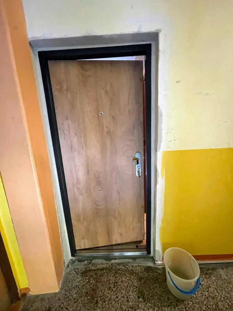 Bezpečnostní dveře SECUM po montáži, realizace prodejce Pavel Žejdlík